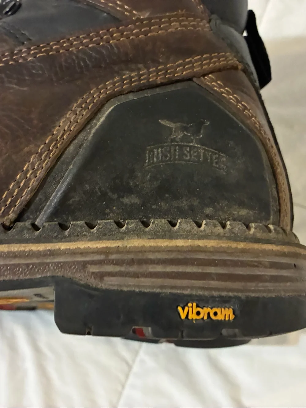 Irish Setter lace up steel toe work boots size 11  #83688